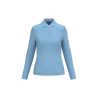 Polo manches longues femme