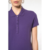 Polo piqué manches courtes femme
