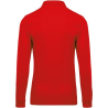 Polo piqué manches longues homme