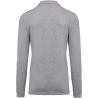Polo piqué manches longues homme
