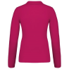 Polo piqué manches longues femme