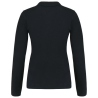 Polo piqué manches longues femme