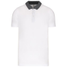 Polo jersey bicolore homme