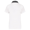 Polo jersey bicolore femme