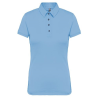 Polo jersey manches courtes femme