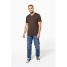 T-shirt col V manches courtes homme