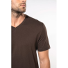 T-shirt col V manches courtes homme