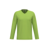 T-shirt col V manches longues homme