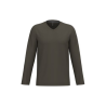 T-shirt col V manches longues homme