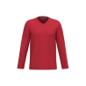 T-shirt col V manches longues homme
