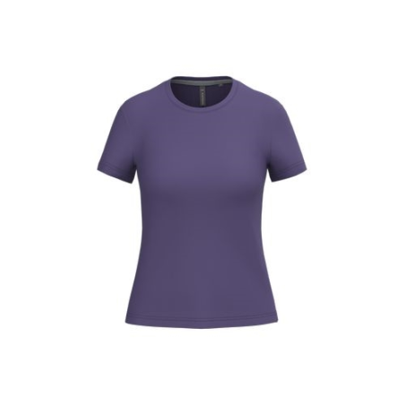 T-shirt col rond manches courtes femme