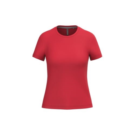 T-shirt col rond manches courtes femme