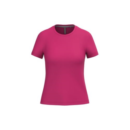 T-shirt col rond manches courtes femme