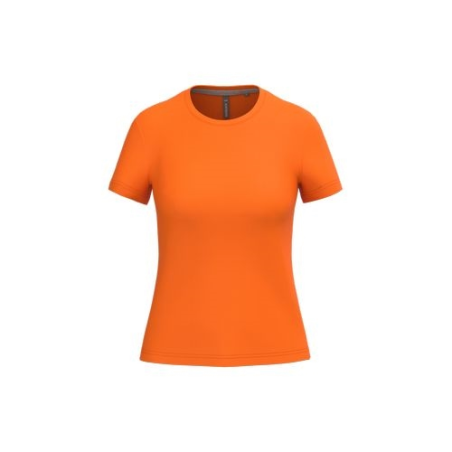 T-shirt col rond manches courtes femme