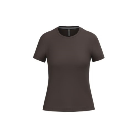 T-shirt col rond manches courtes femme