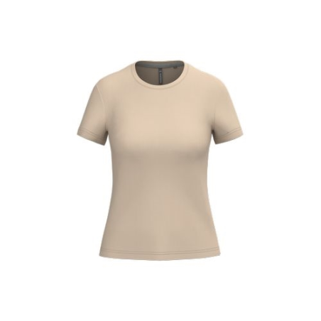 T-shirt col rond manches courtes femme