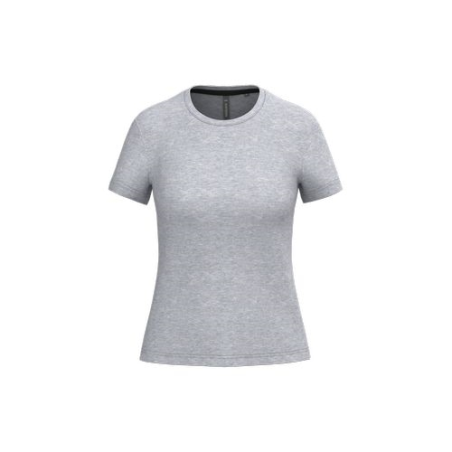 T-shirt col rond manches courtes femme