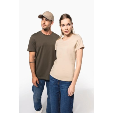 T-shirt col rond manches courtes femme