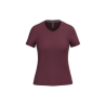 T-shirt col V manches courtes femme