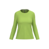 T-shirt col rond manches longues femme