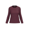 T-shirt col rond manches longues femme