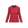 T-shirt col rond manches longues femme