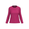 T-shirt col rond manches longues femme