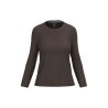 T-shirt col rond manches longues femme