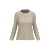 T-shirt col rond manches longues femme