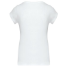 T-shirt col bateau manches courtes femme