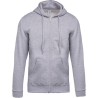 Sweat-shirt zippé capuche unisexe