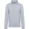 Sweat-shirt col zippé homme