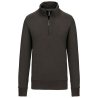 Sweat-shirt col zippé homme