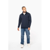 Sweat-shirt col zippé homme