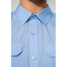 Chemise pilote manches longues homme