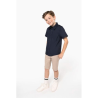 Chemise popeline manches courtes enfant