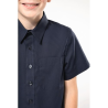 Chemise popeline manches courtes enfant