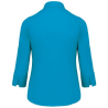 Chemise popeline polycoton manches 3/4 entretien facile femme