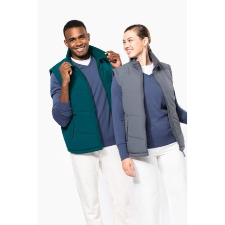 Bodywarmer doublé polaire unisexe