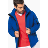 Parka softshell doublée capuche homme
