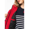 Parka softshell doublée capuche femme