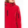Parka softshell doublée capuche femme