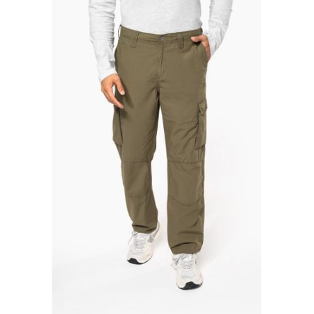 Pantalon léger multipoches homme
