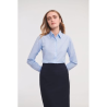 Chemise femme manches longues Oxford