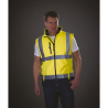 Bodywarmer softshell haute visibilité