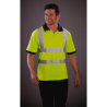 Polo manches courtes haute visibilité