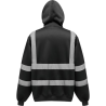 Sweatshirt capuche haute visibilité