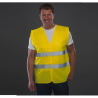 Gilet à 2 bandes haute visibilité