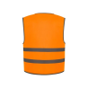 Gilet avec bordures et bandes réfléchissantes