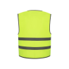 Gilet avec bordures et bandes réfléchissantes